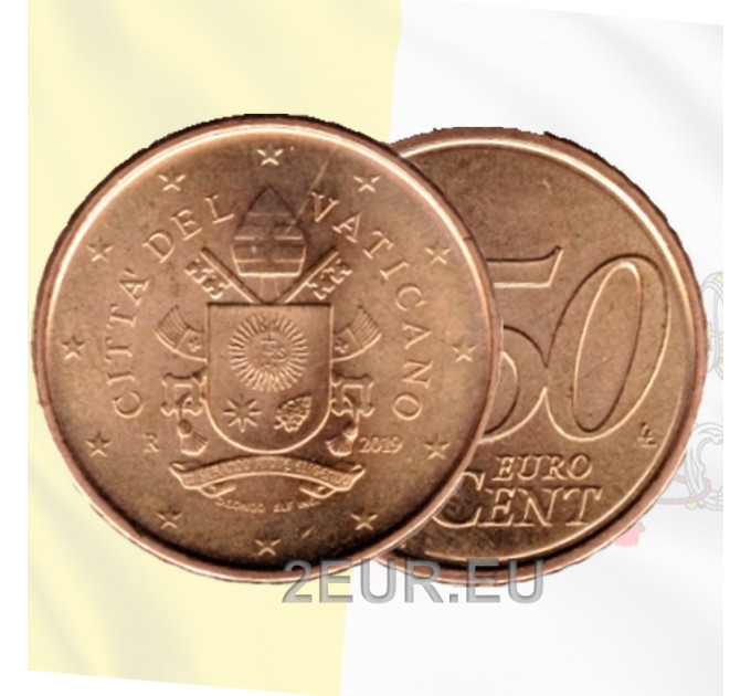 Vatikaani 50 sentin UNC 2019