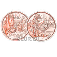  Itävalta 10 euron kolikon 2019 - Ritarillisuus