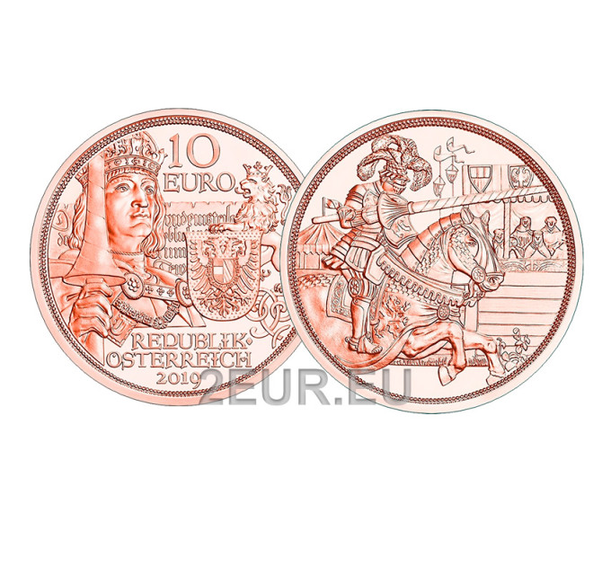  Itävalta 10 euron kolikon 2019 - Ritarillisuus