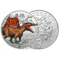 Itävalta 3 euron kolikko 2019 - Spinosaurus