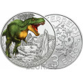 Itävalta 3 euron kolikko 2020-4 - Tyrannosaur rex