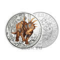 Itävalta 3 euron kolikko 2021-3 - Styracosaurus albertensis