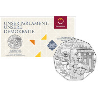  Itävalta 5 euroa Hopeakolikko 2022 - Demokratia