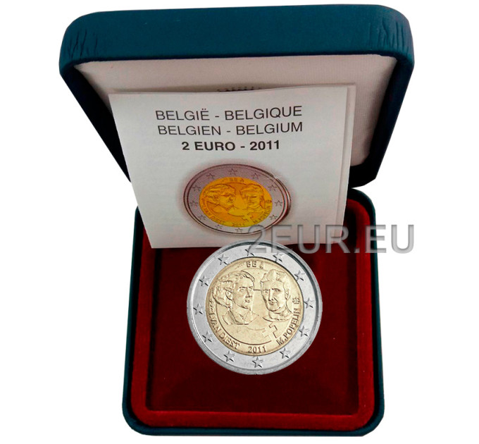 Belgia 2 euroa proof 2011 - Kansainvälinen naisten päivä 