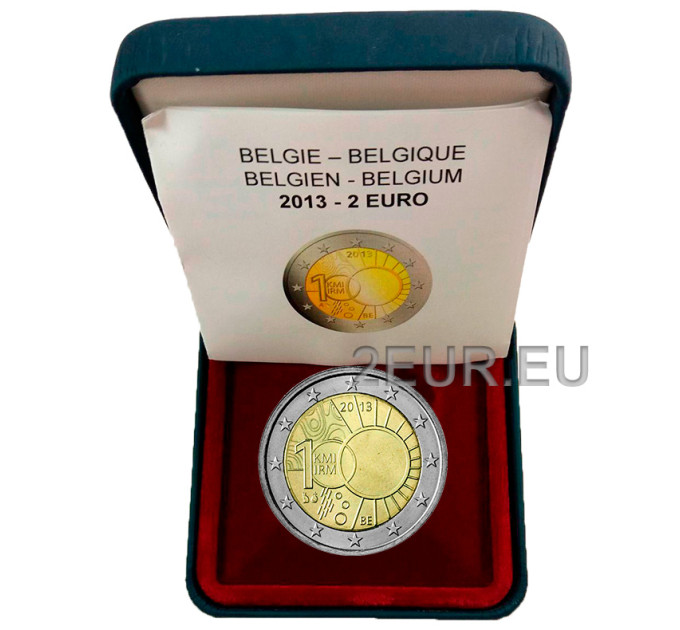 Belgia 2 euroa proof 2013 - Kuninkaallinen sääinstituutti 