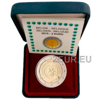 Belgia 2 euroa proof 2015 - Kehityksen vuosi 