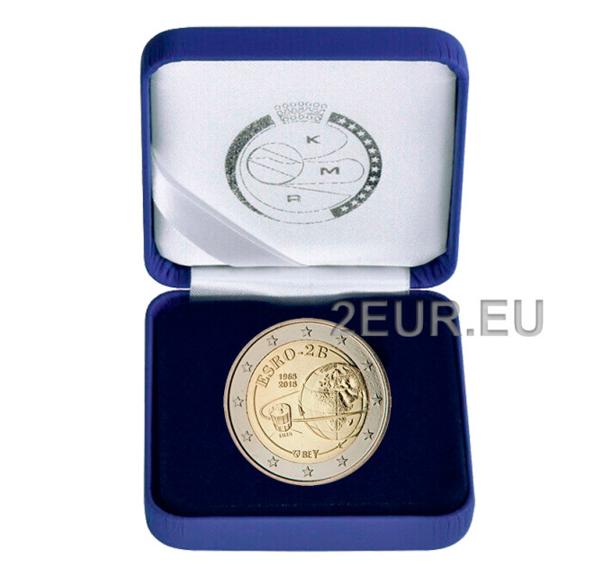 Belgia 2 euroa proof 2018 - ESRO-2B 