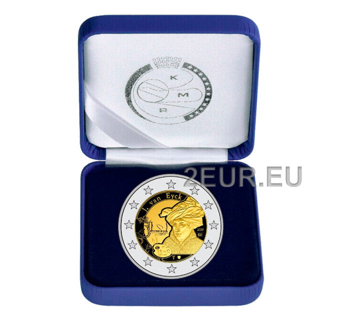 Belgia 2 euroa proof 2020 - Jan van Eyck 
