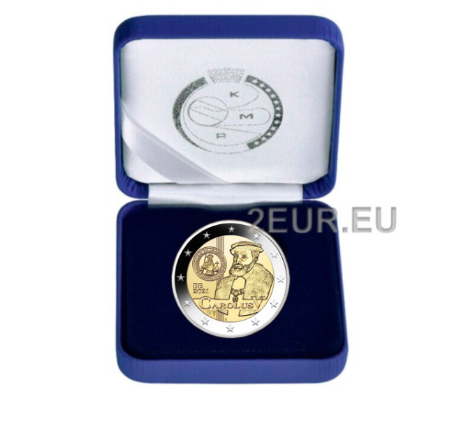 Belgia 2 euroa proof 2021 - 500 vuotta Carolus V 