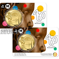Belgian 2,5 euron  BU 2019 - 400 vuotias manneken pis - FR+NL