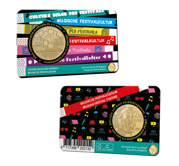 Belgia 2,5 euron BU 2023 - Belgian festivaalikulttuuri - FR