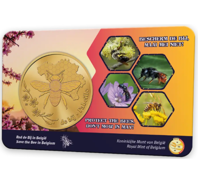 Belgia 2,5 euron BU 2024 - Bee Belgiassa - NL