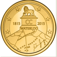  Belgian 2,5 euron UNC 2015 - 200 vuotta taistelua Waterloossa