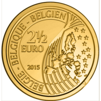  Belgian 2,5 euron UNC 2015 - 200 vuotta taistelua Waterloossa