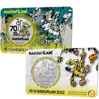 Belgia 5 euron BU 2022 - 70 vuotta Marsupilamia - Väri