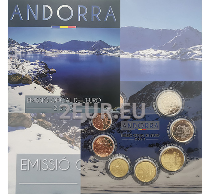 Andorra Euro soin setti BU 2023