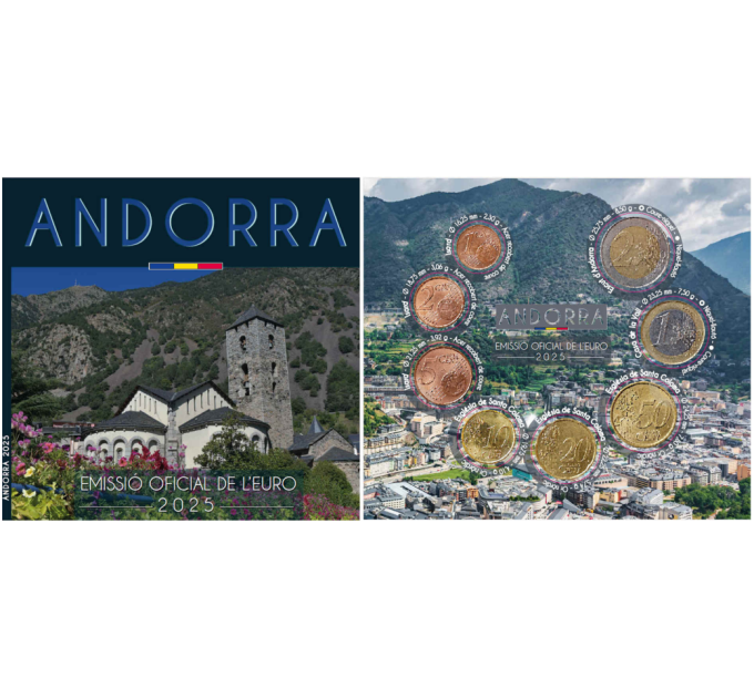 Andorra Euro soin setti BU 2025