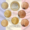Andorra 2016-2020 - Eurokolikkosarja mix UNC