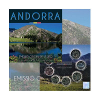 Andorra 2017 - Euro joukko kolikoita BU