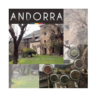 Andorra 2019 - Euro joukko kolikoita BU