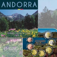 Andorra 2021 - Euro joukko kolikoita BU
