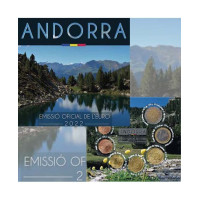 Andorra 2022 - Euro joukko kolikoita BU