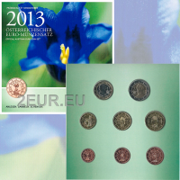 Itävalta Euro joukko kolikoita BU 2013