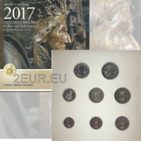 Itävalta BU 2017 - Euro joukko kolikoita - Friedrichsgrab
