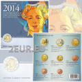 Itävalta Euro joukko kolikoita BU 2014