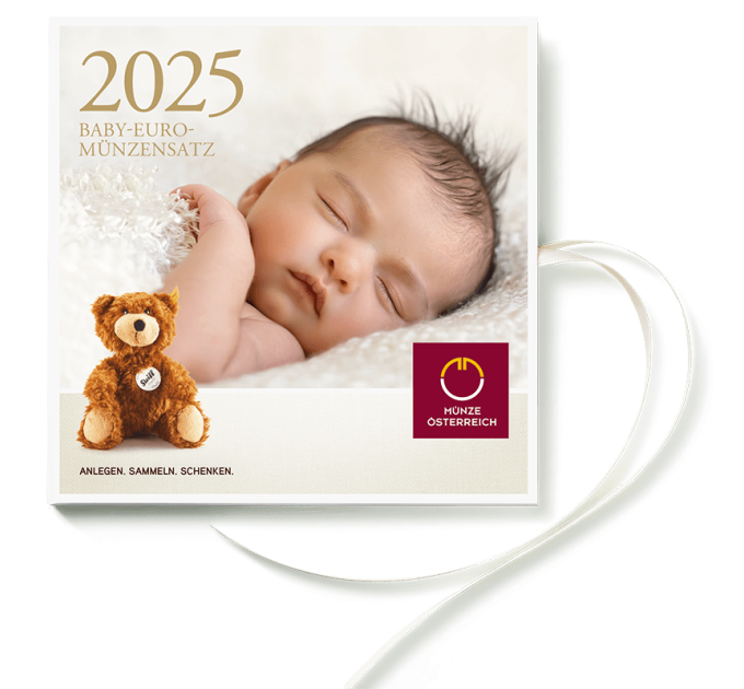 Itävallan eurokolikkosarja BU 2025 - BABY KOLIKKOSETTI