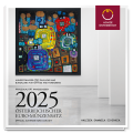 Itävalta BU Euro joukko kolikoita 2025 - Friedensreich Hundertwasser
