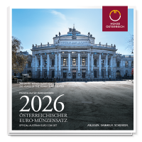 Itävalta BU Euro joukko kolikoita 2026 - 250 VUOTTA BURGHTEATTERIA