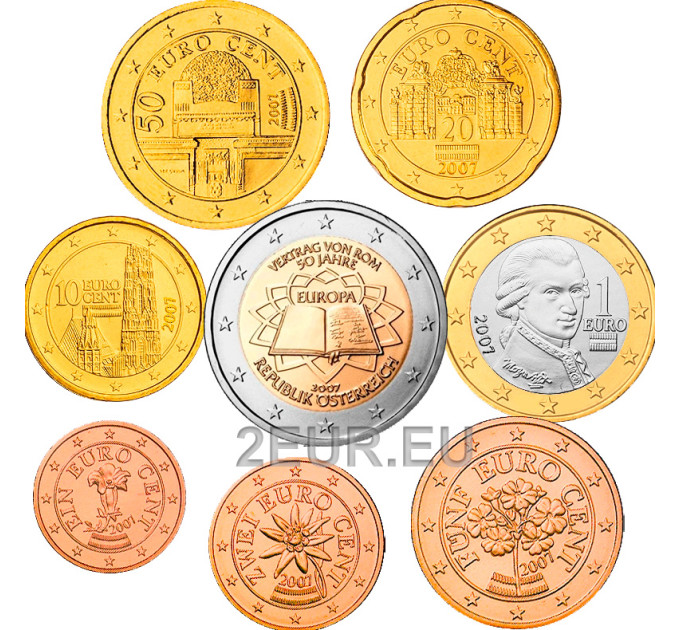  Itävalta UNC 2007 - Eurokolikkosarja