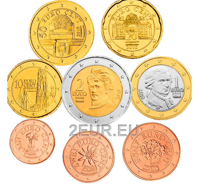  Itävalta UNC 2010 - Eurokolikkosarja