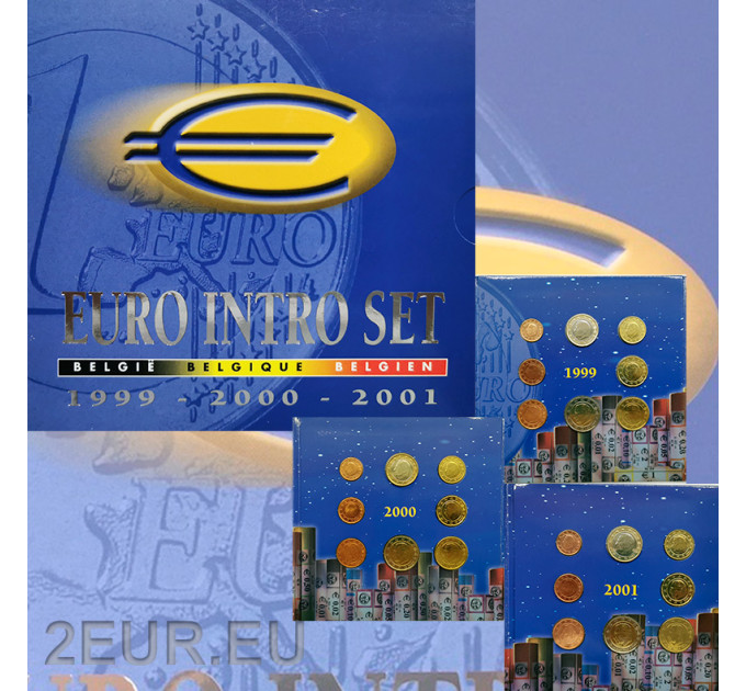 Belgian eurosarja BU 1999 -2000 - 2001 - Euro Intro