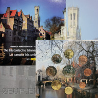 Belgium euro set BU 2010 - Bruggen historiallinen keskusta