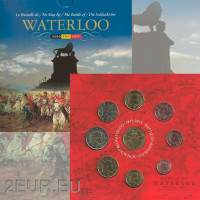 Belgium euro set BU 2015 - Waterloon taistelu