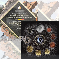 Belgium euro set BU 2013 - Vallonian hiilikaivokset