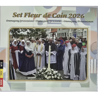 Belgium euro set BU 2026 - Belgian kansanperinne - Ommegang/kulkueet