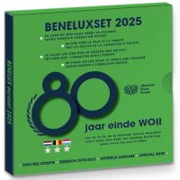 BENELUX euro set BU 2025 - 80 vuotta rauhan ja vapauden tiellä, Euroopan vapautumisen tiellä