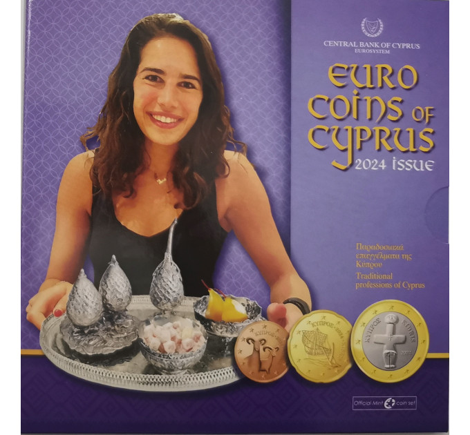 Kypros euro set BU 2024 - Kyproksen kansanperinne - Kyproksen perinteiset ammatit