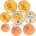 Kypros euro set UNC 2014