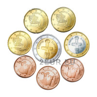 Kypros euro set UNC 2017  
