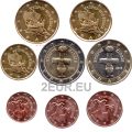 Kypros euro set UNC 2018  