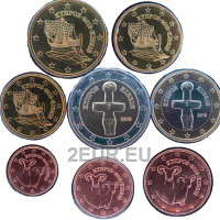 Kypros euro set UNC 2019  