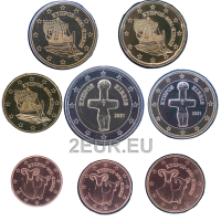Kypros euro set UNC 2021  