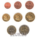 Kypros euro set UNC 2022