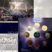 Suomi euro set BU 2007 - Eurovision laulukilpailu Helsinki