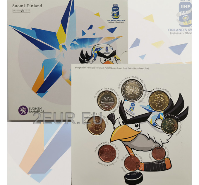 Suomi euro set BU 2012 - IIHF: n jääkiekon MM -kisat