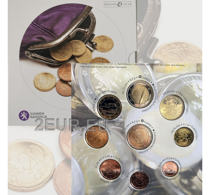 Suomi euro set BU 2014 - Eurokolikot